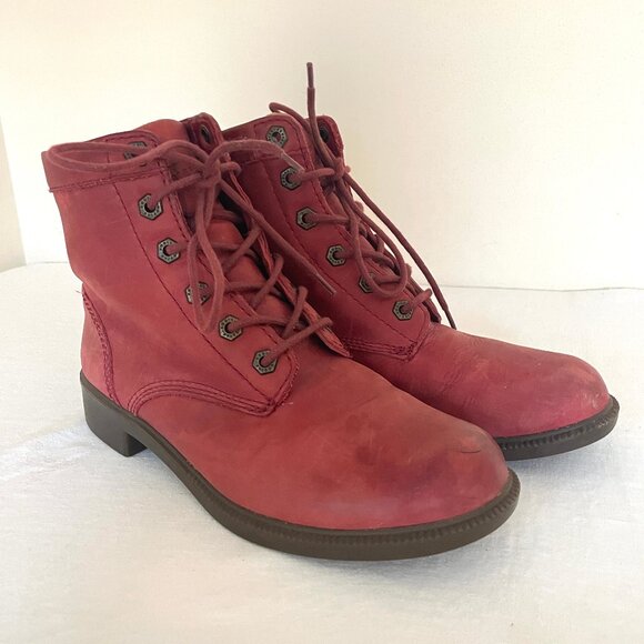 Kodiak Canada's Red womens waterproof leather boots size 8 - Picture 3 of 15